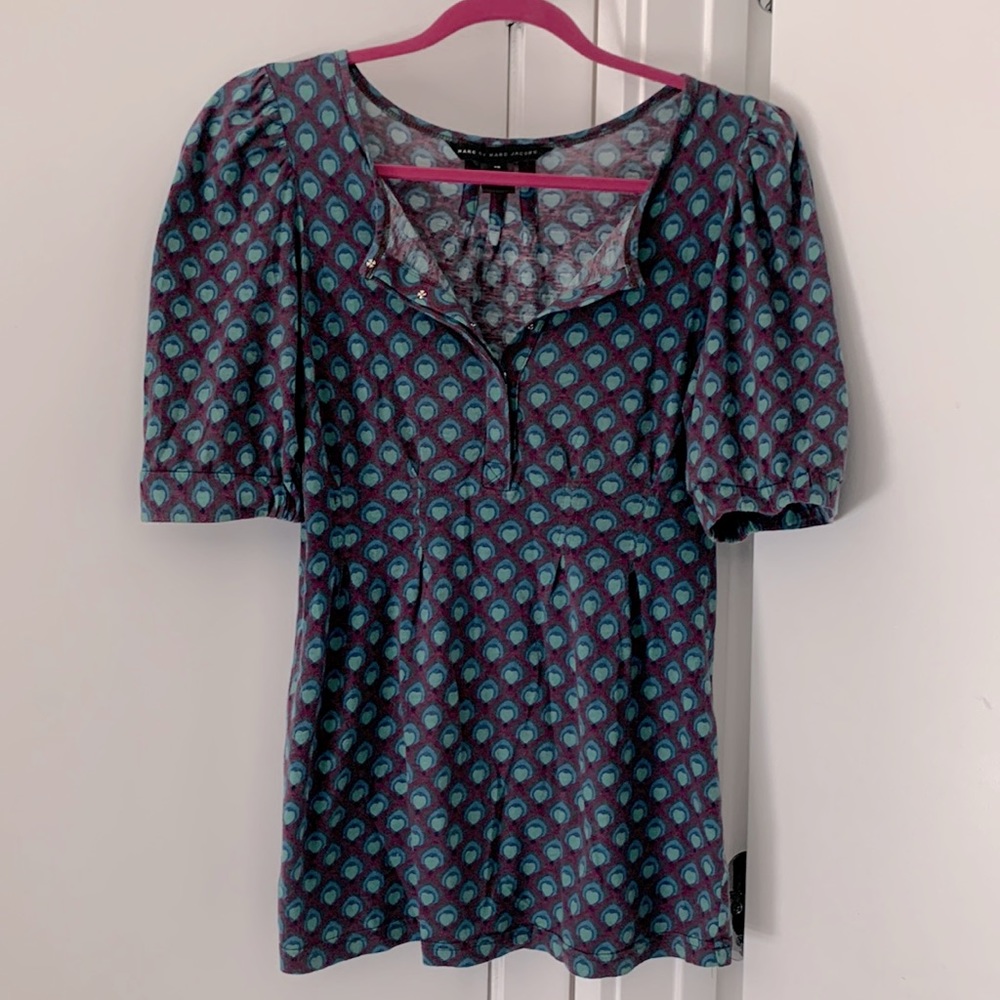 Marc Jacobs peacock print tee